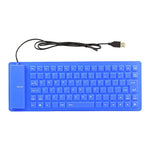 Teclado flexible USB siliconado