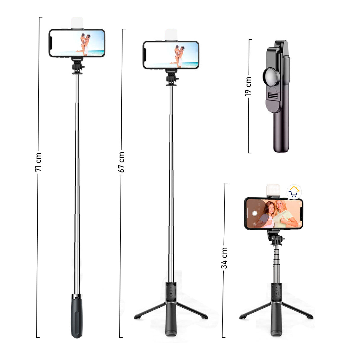 Selfie Stick Trípode Celular S03S