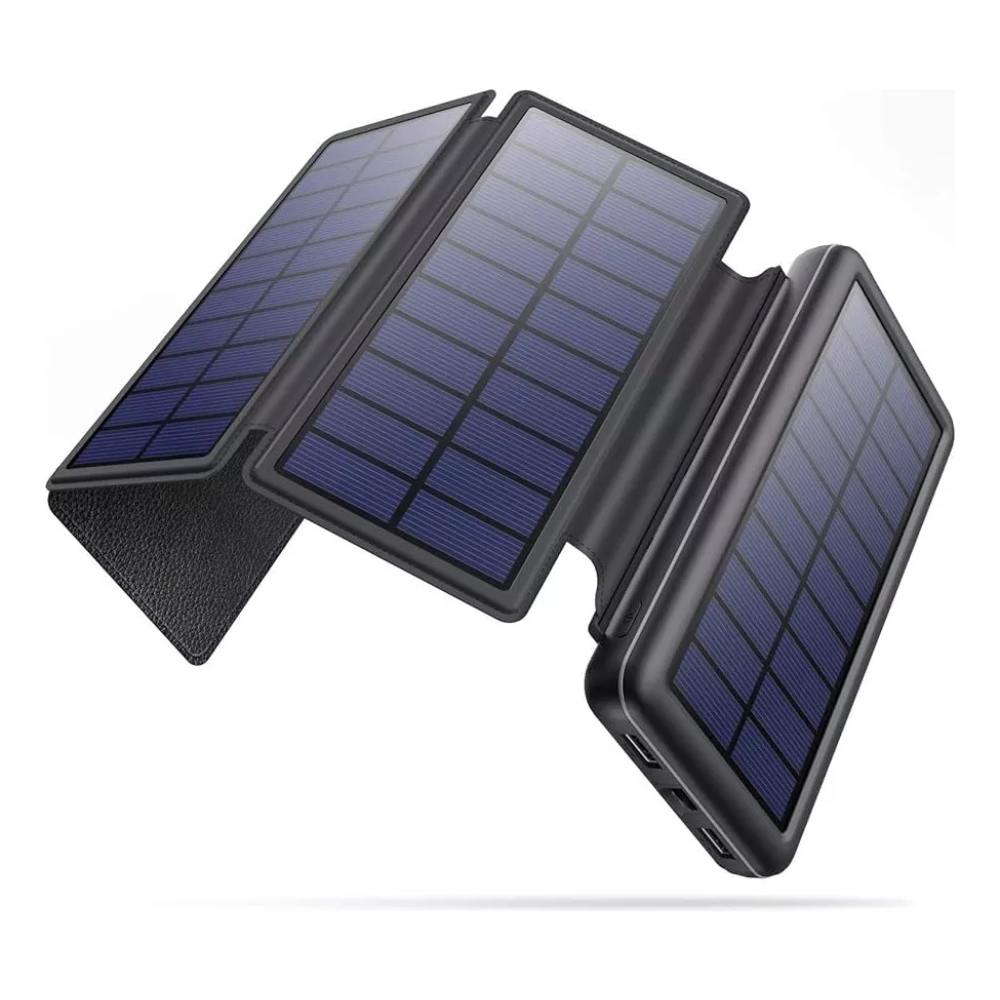 Power Bank Solar Recargable 4 Paneles