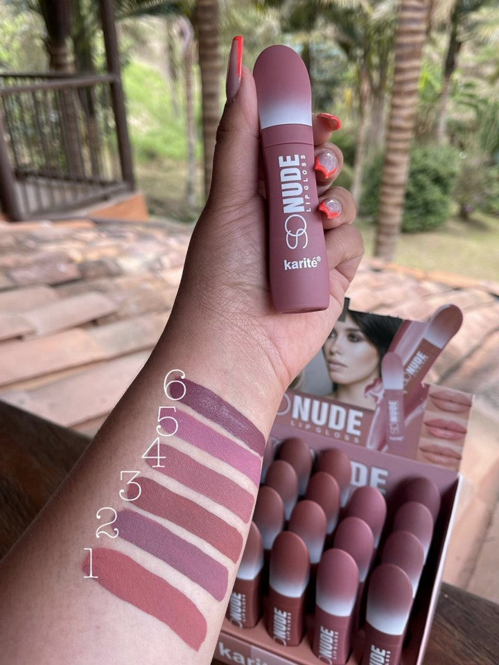 LABIAL LIQUIDO MATTE KARITÉ  KIT X2