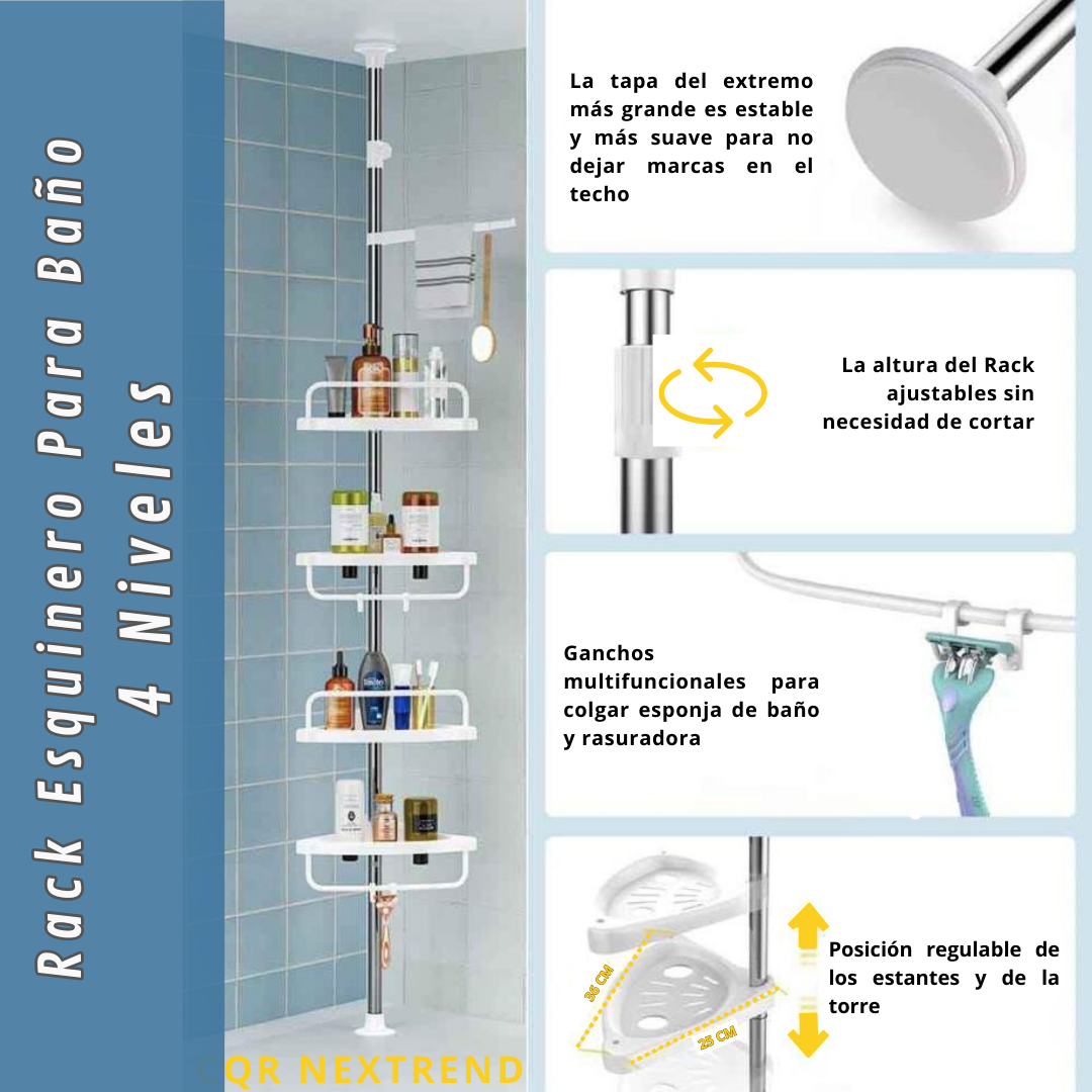 Rack Organizador de Baño