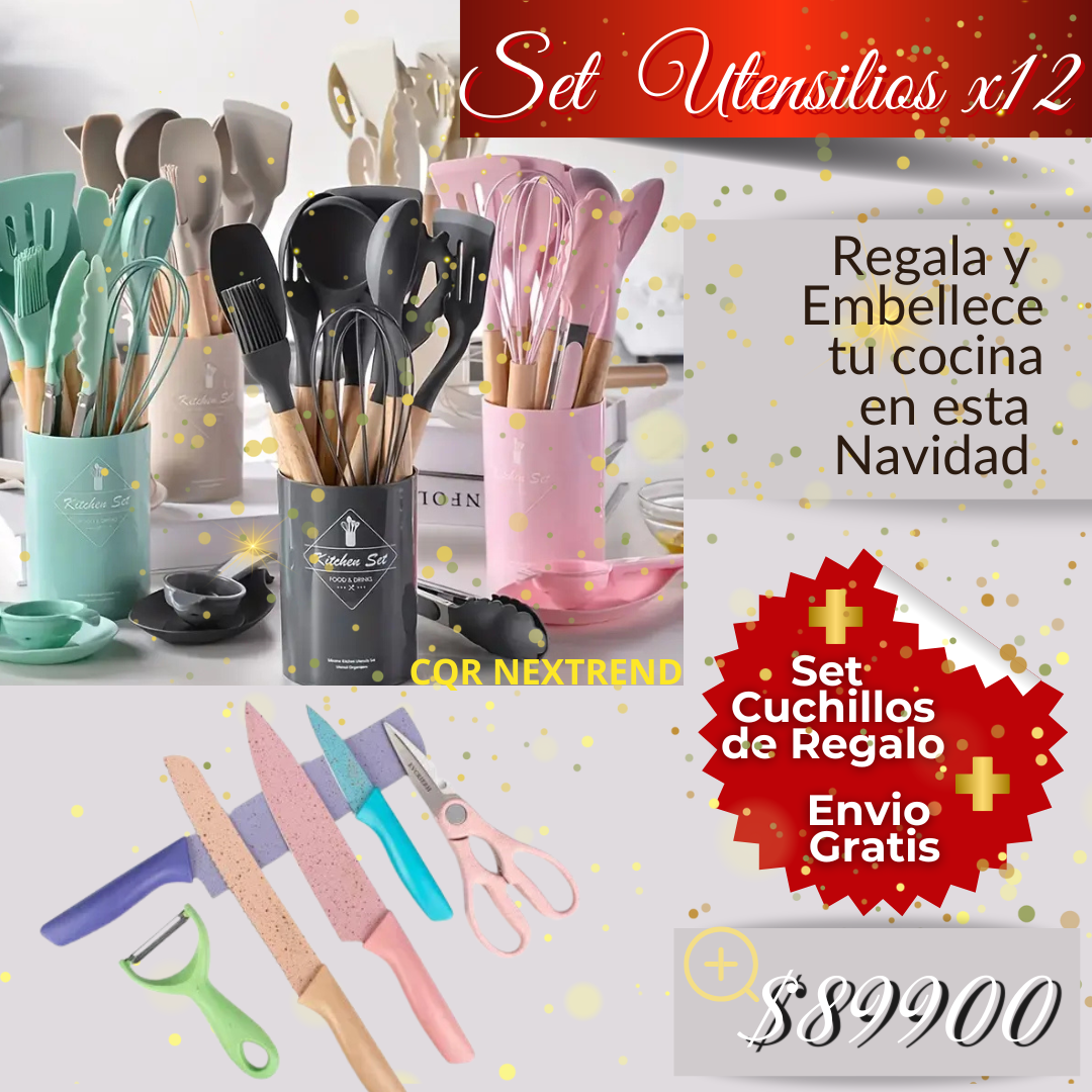 SET UTENSILIOS X 12